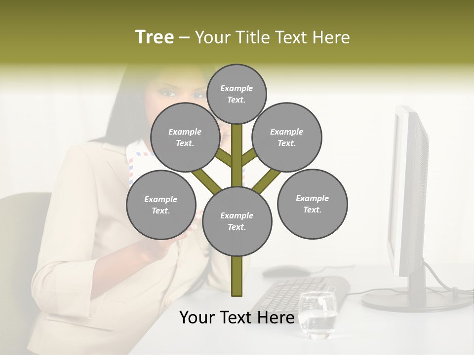 Hand Natural Letter PowerPoint Template