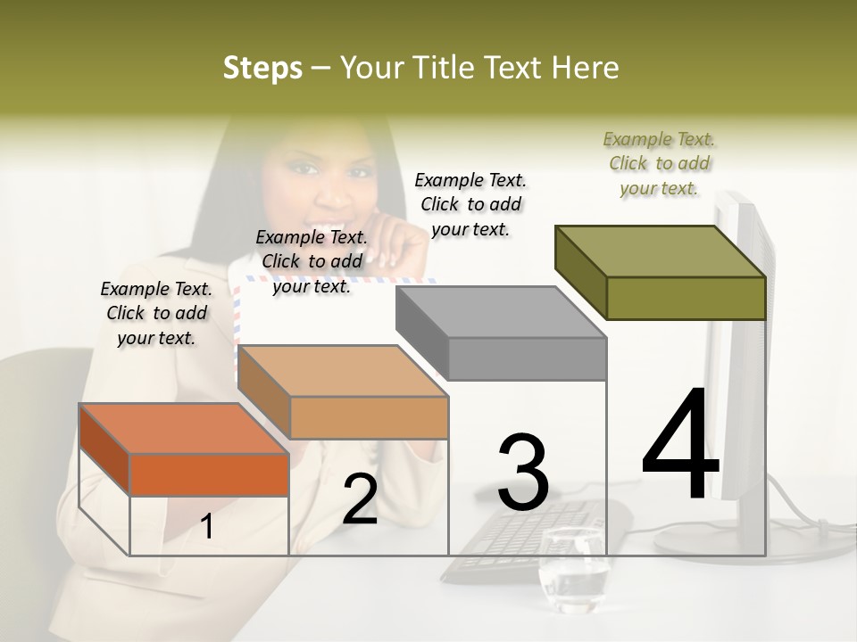 Hand Natural Letter PowerPoint Template