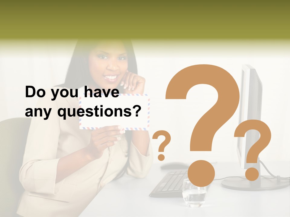 Hand Natural Letter PowerPoint Template