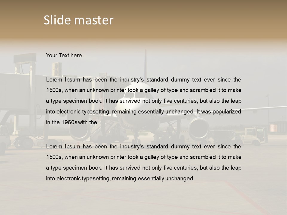 Sleeve Gateway Turbine PowerPoint Template