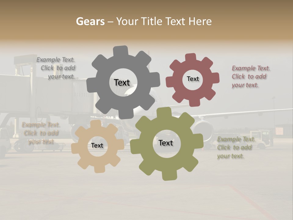 Sleeve Gateway Turbine PowerPoint Template
