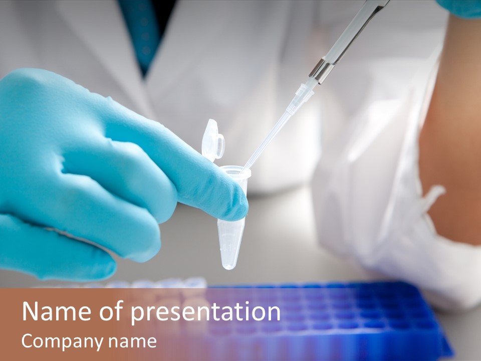 Human Lab Rna PowerPoint Template