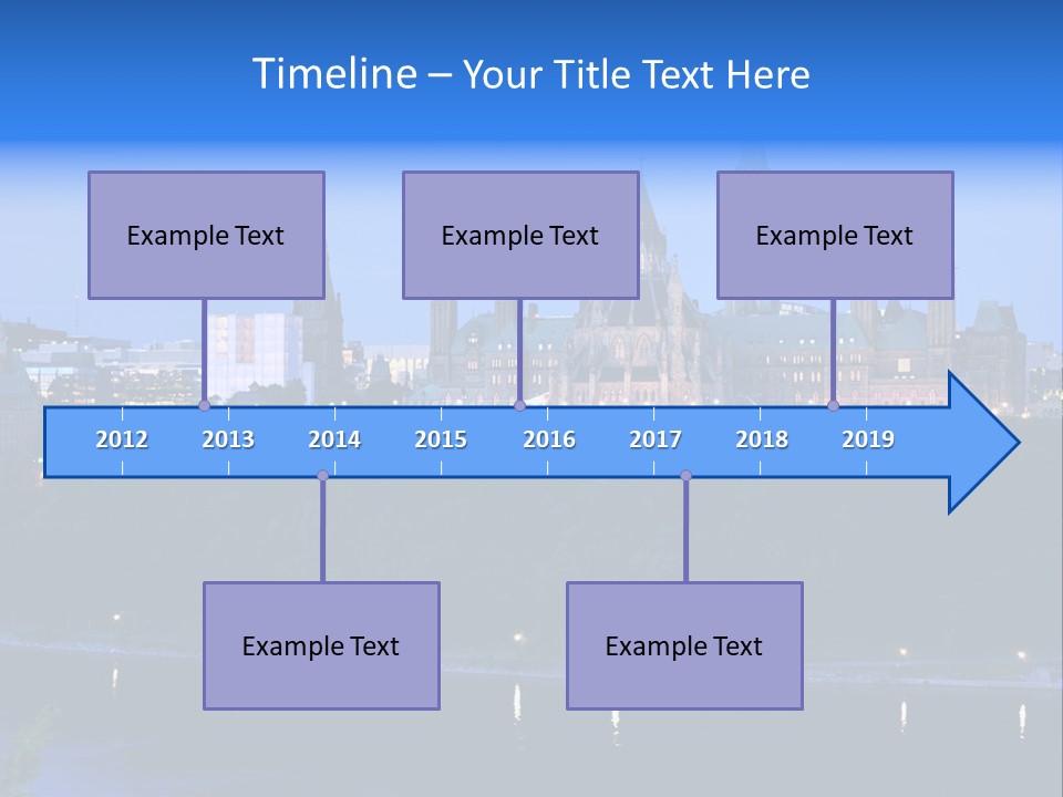 Skyline Monument Revival PowerPoint Template
