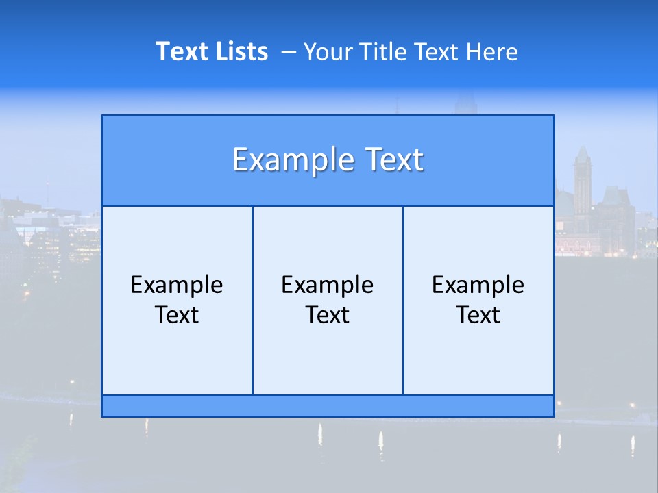 Skyline Monument Revival PowerPoint Template