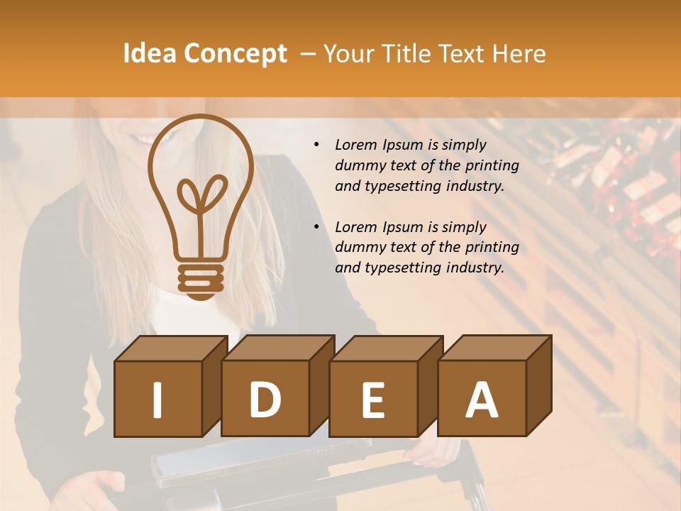 Interior Happy Purchase PowerPoint Template