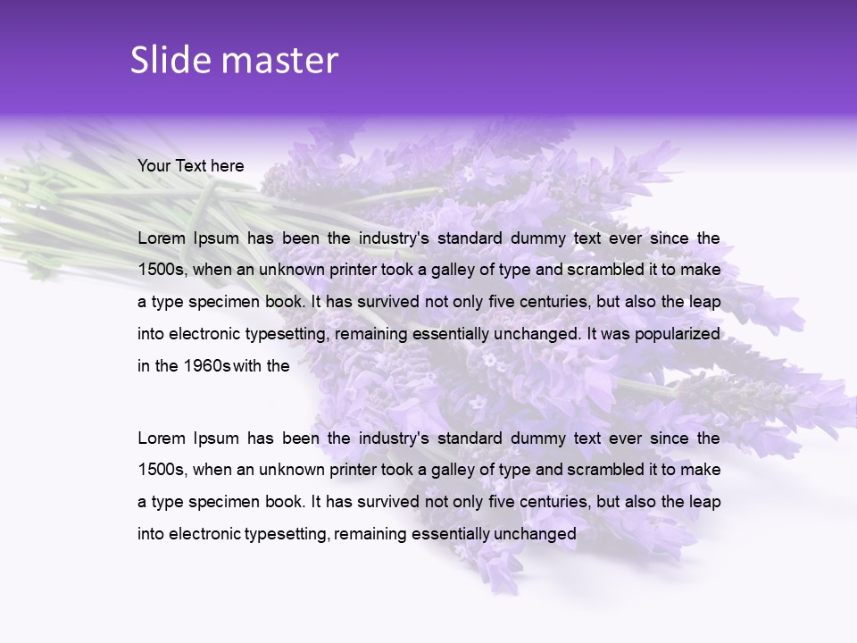 Therapeutic Design Gardening PowerPoint Template