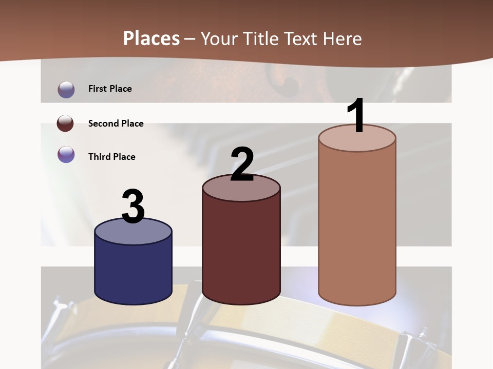 Background Banner Violin PowerPoint Template