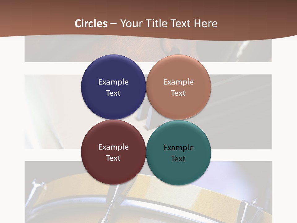 Background Banner Violin PowerPoint Template