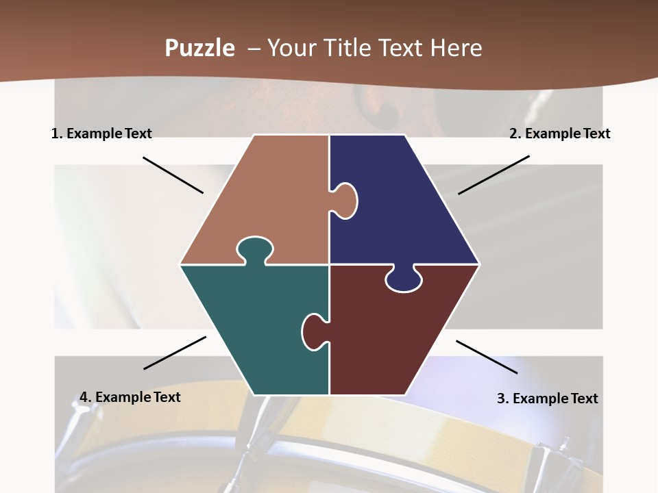 Background Banner Violin PowerPoint Template