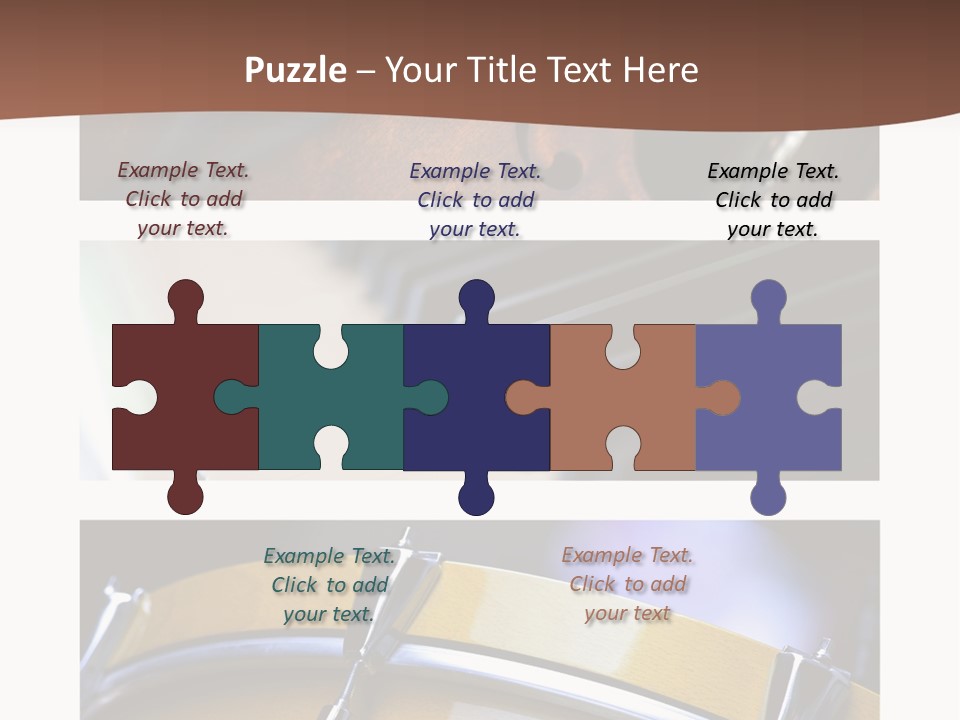 Background Banner Violin PowerPoint Template