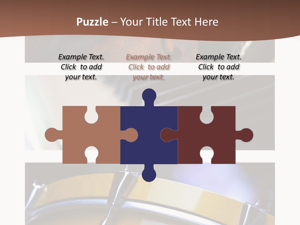 Background Banner Violin PowerPoint Template