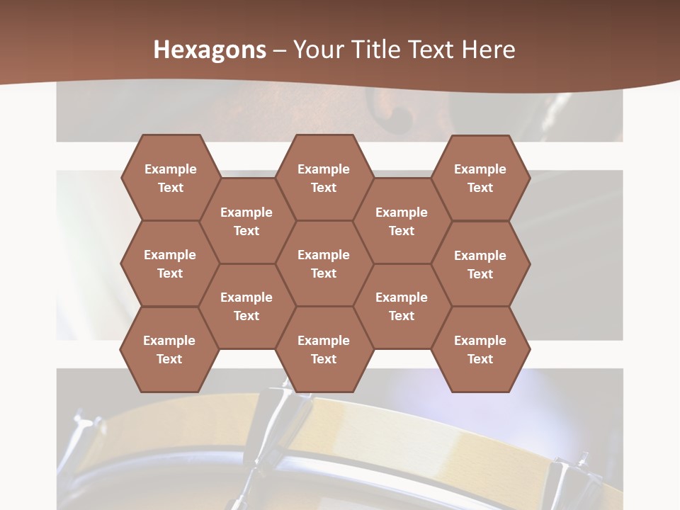 Background Banner Violin PowerPoint Template