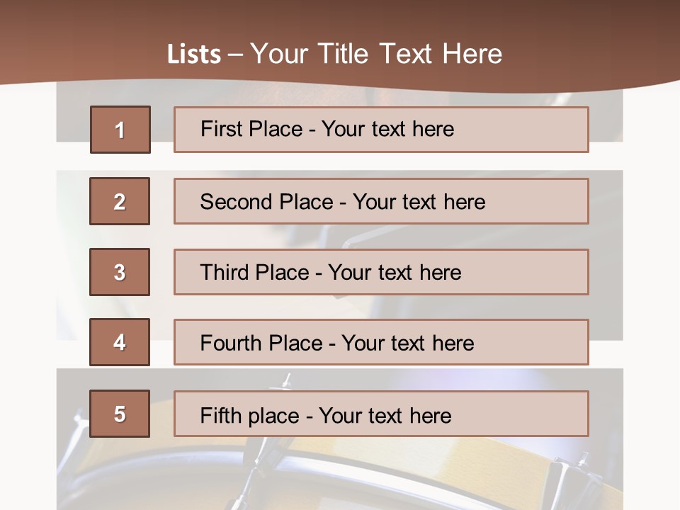 Background Banner Violin PowerPoint Template