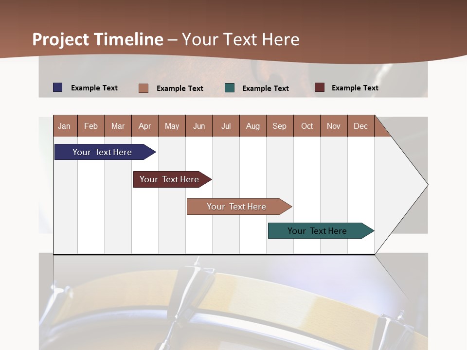 Background Banner Violin PowerPoint Template