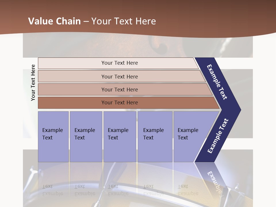 Background Banner Violin PowerPoint Template