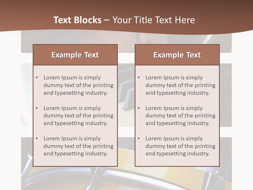 Background Banner Violin PowerPoint Template