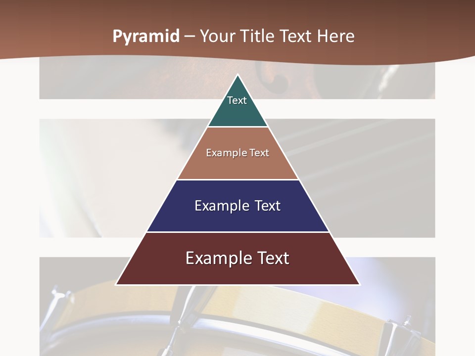 Background Banner Violin PowerPoint Template