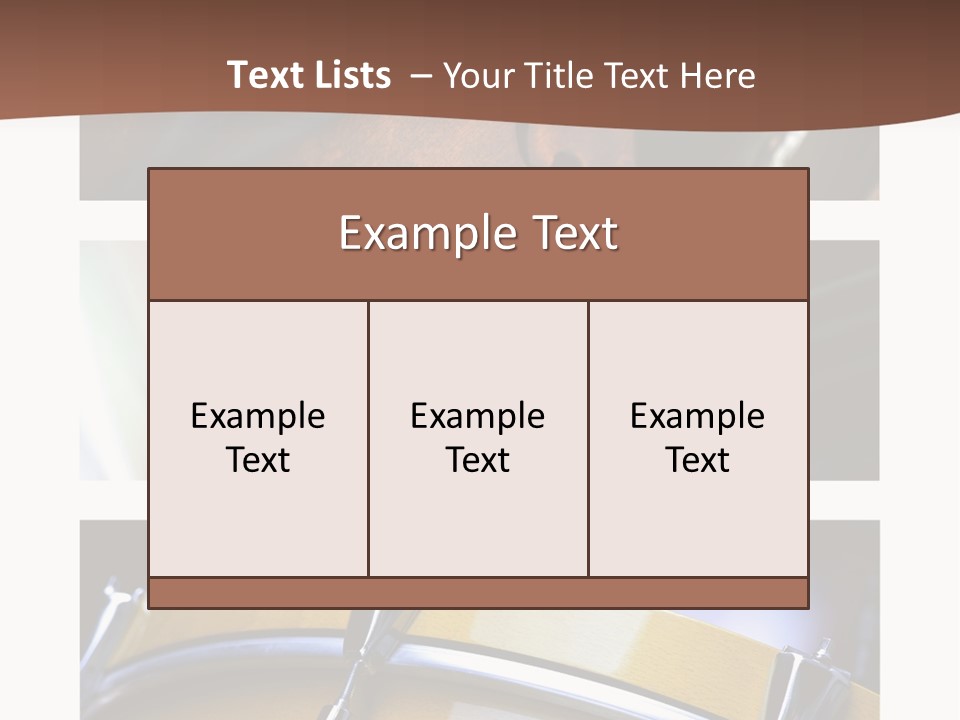 Background Banner Violin PowerPoint Template