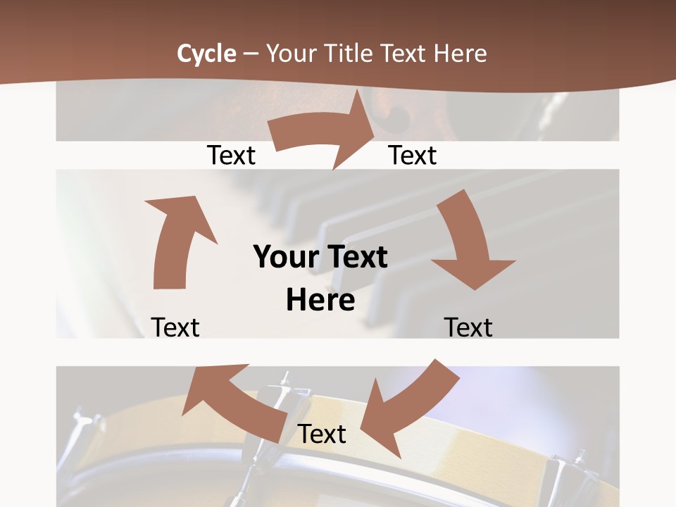 Background Banner Violin PowerPoint Template
