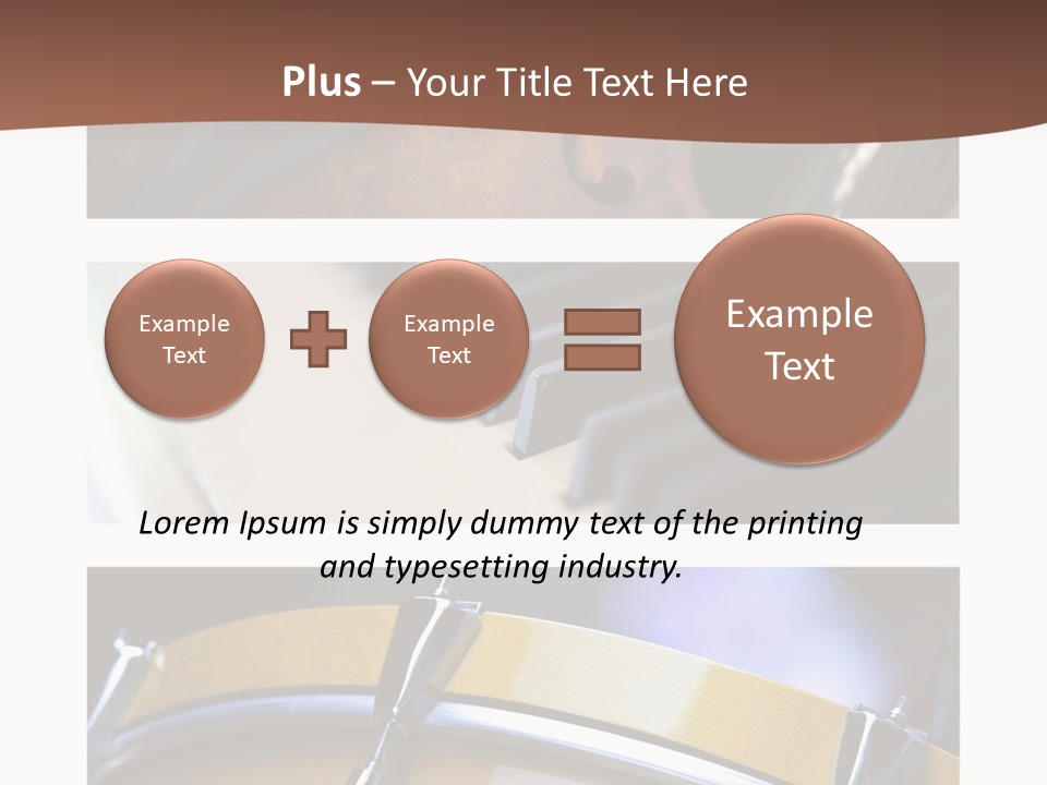 Background Banner Violin PowerPoint Template