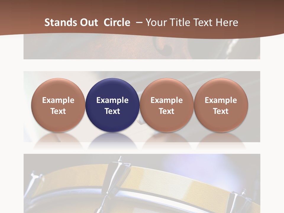 Background Banner Violin PowerPoint Template