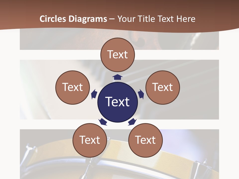 Background Banner Violin PowerPoint Template