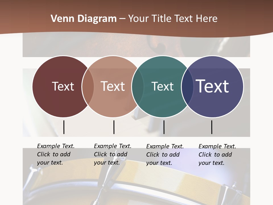 Background Banner Violin PowerPoint Template