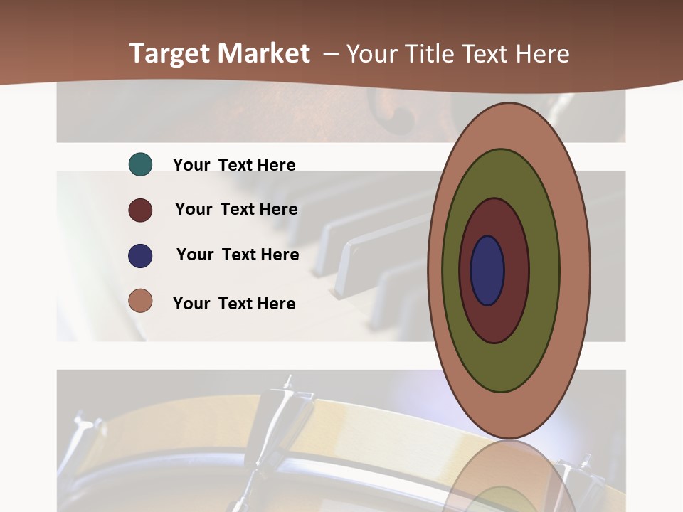 Background Banner Violin PowerPoint Template