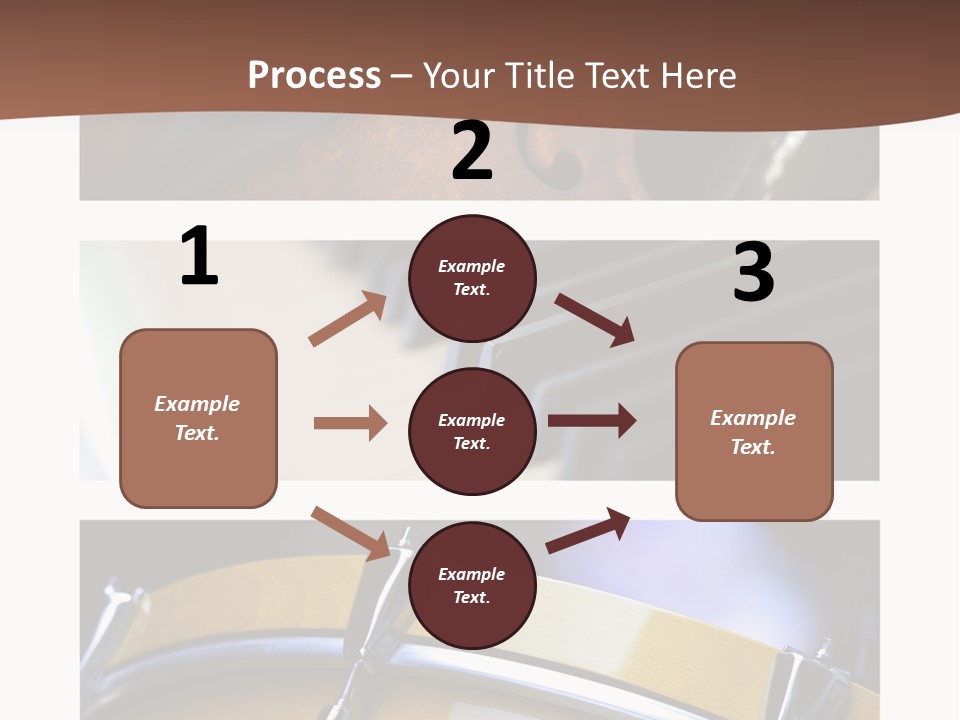 Background Banner Violin PowerPoint Template