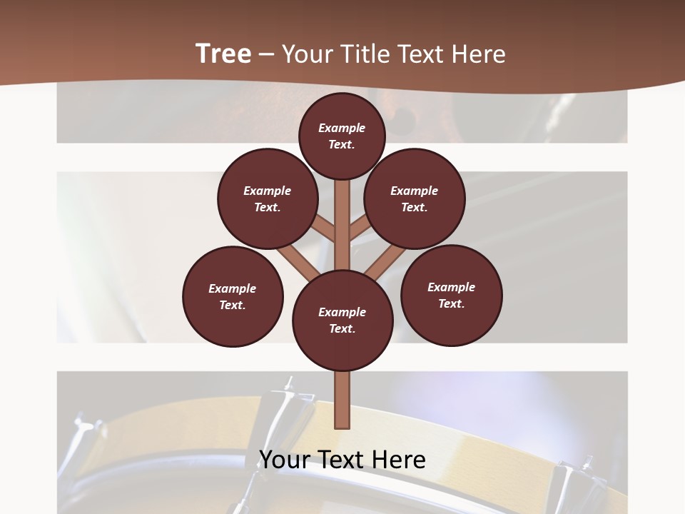 Background Banner Violin PowerPoint Template