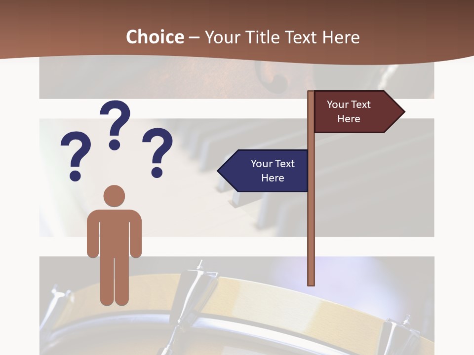 Background Banner Violin PowerPoint Template