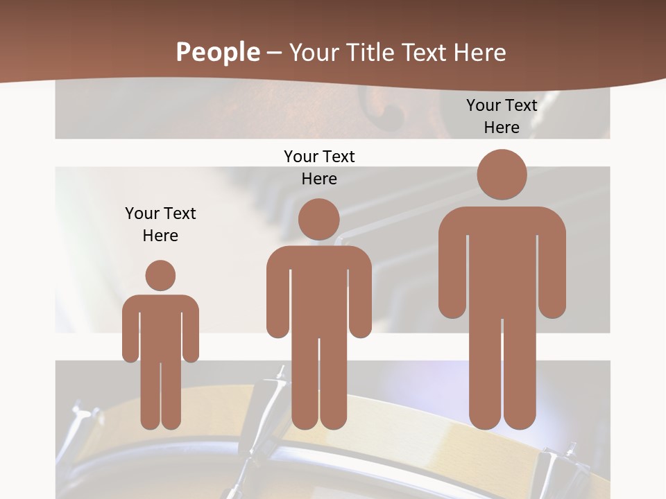 Background Banner Violin PowerPoint Template