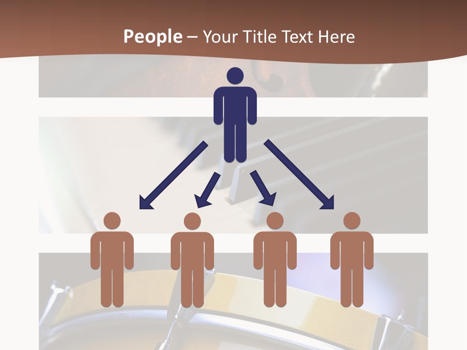 Background Banner Violin PowerPoint Template