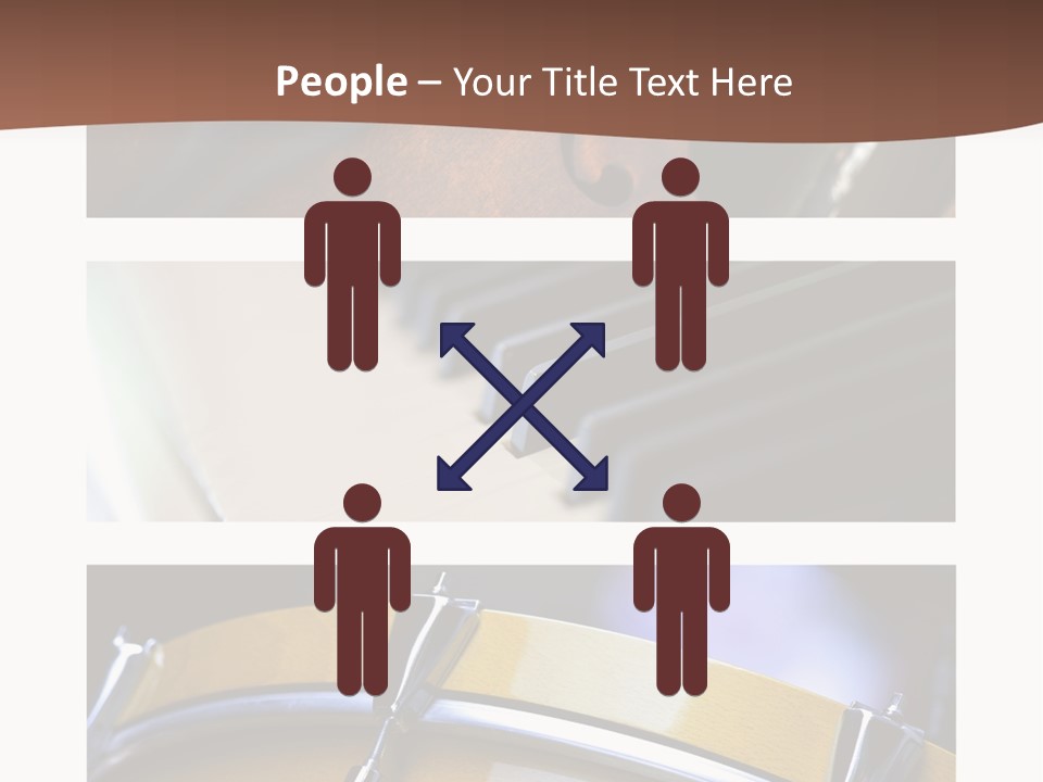 Background Banner Violin PowerPoint Template