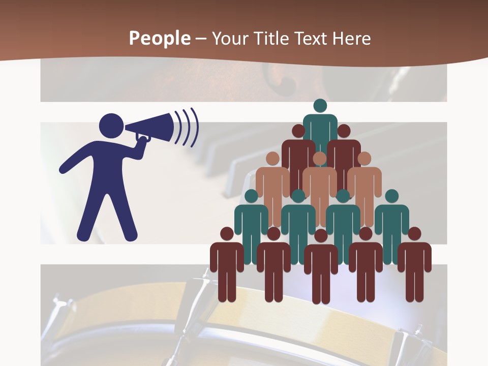 Background Banner Violin PowerPoint Template