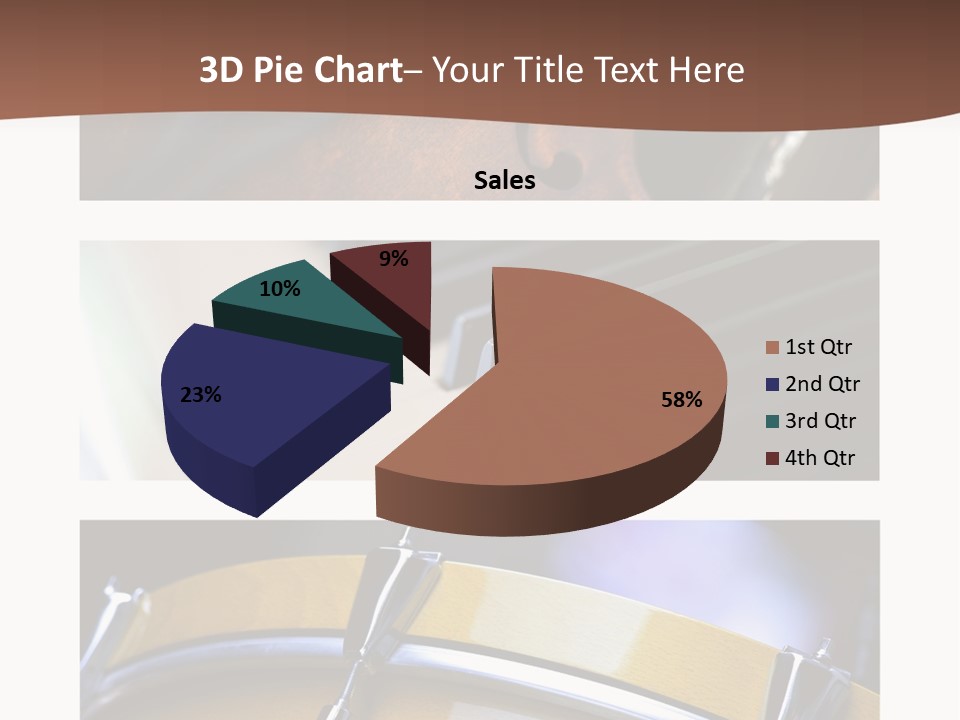 Background Banner Violin PowerPoint Template