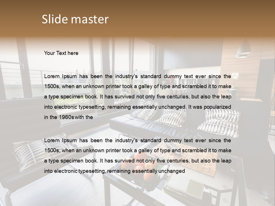 Relax Table Decorate PowerPoint Template