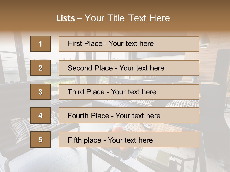Relax Table Decorate PowerPoint Template