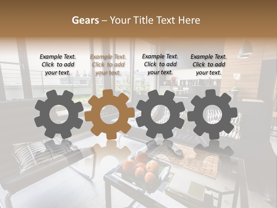 Relax Table Decorate PowerPoint Template