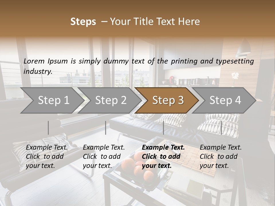 Relax Table Decorate PowerPoint Template