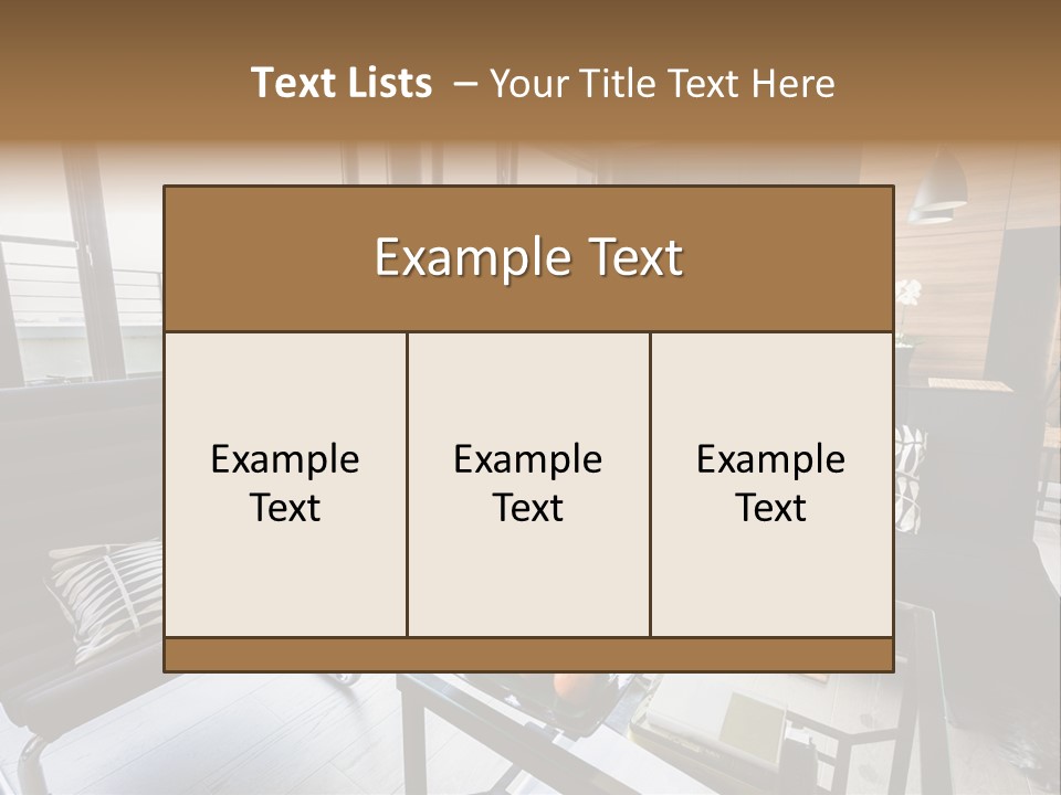 Relax Table Decorate PowerPoint Template