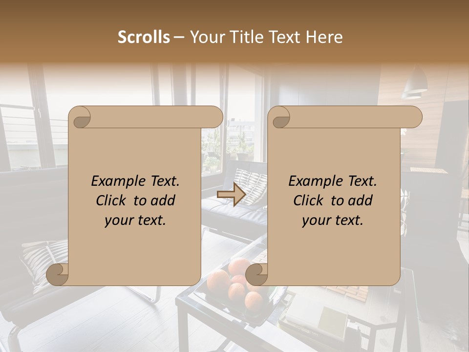 Relax Table Decorate PowerPoint Template