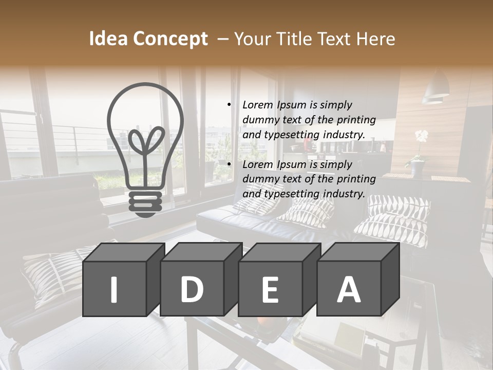 Relax Table Decorate PowerPoint Template