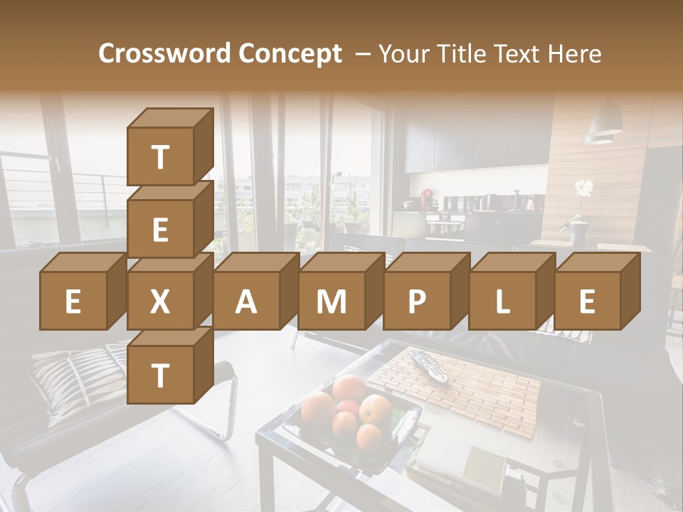 Relax Table Decorate PowerPoint Template