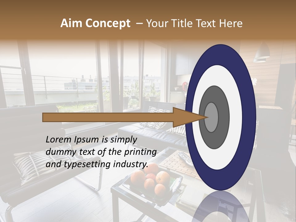 Relax Table Decorate PowerPoint Template