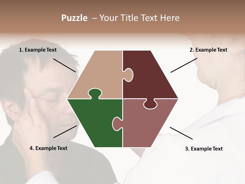 Eye Disease Finger Treat Acupressure PowerPoint Template