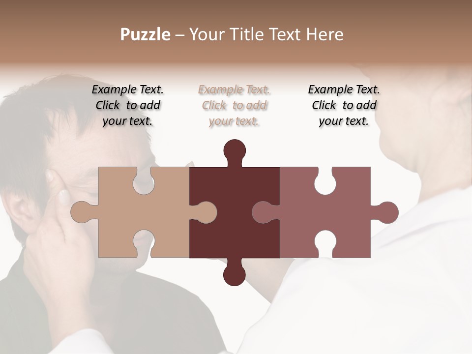 Eye Disease Finger Treat Acupressure PowerPoint Template