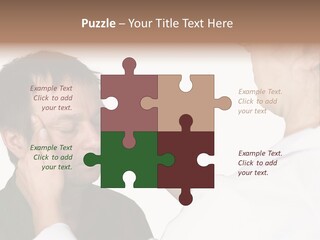 Eye Disease Finger Treat Acupressure PowerPoint Template