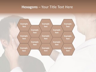 Eye Disease Finger Treat Acupressure PowerPoint Template