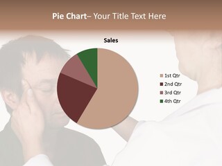 Eye Disease Finger Treat Acupressure PowerPoint Template